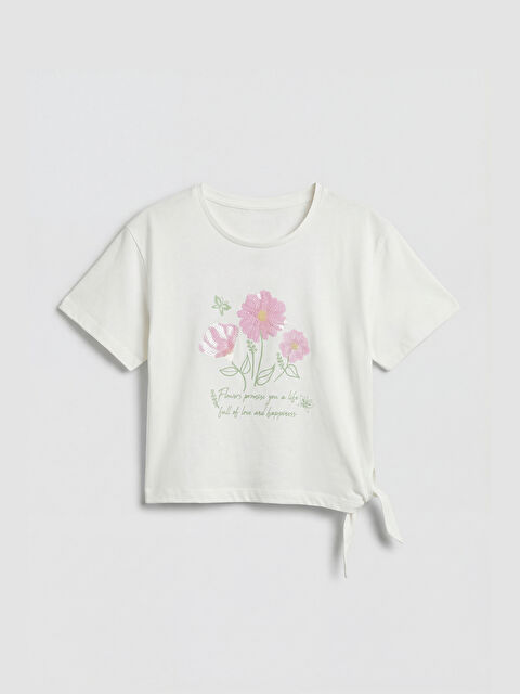 LC WAIKIKI Момиче Екрю Тениска