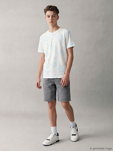 LCW Kids Erkek Çocuk Jean Şort