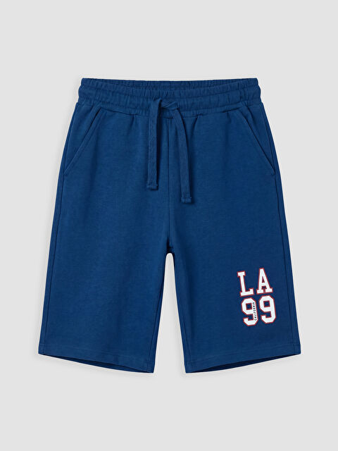 LCW Kids LA Baskılı Erkek Çocuk Bermuda Şort