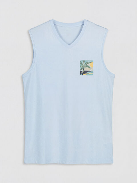 LCWAIKIKI Classic V Yaka Penye Erkek Kolsuz Tişört