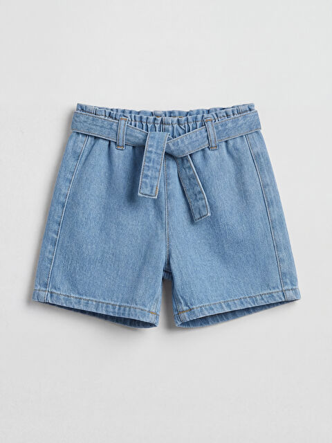 LCW Kids Girl INDIGO Denim Shorts - S6HB55Z1-311