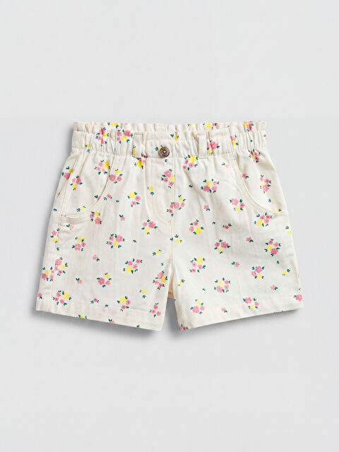LCW Kids تنورة شورت تويل مزهر للبنات