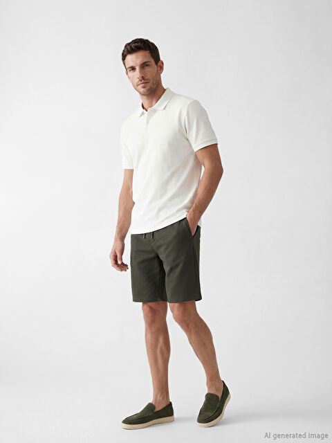 LCW ECO Standart Kalıp Gabardin Erkek Şort - S6HC32Z8-ZQE