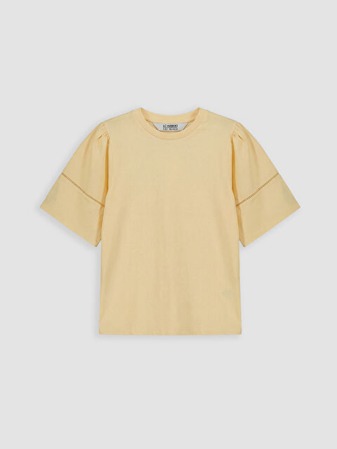 LCW Kids Bisiklet Yaka Kız Çocuk Tişört