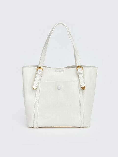 LCW ACCESSORIES Kroko Desenli Kadın Omuz Çantası - S6HD24Z8-J5E