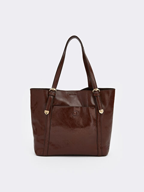 LCW ACCESSORIES Kroko Desenli Kadın Omuz Çantası - S6HD24Z8-ZRR