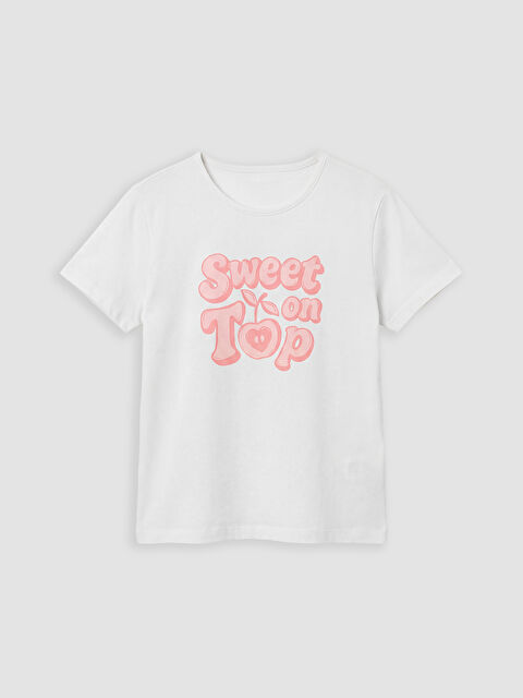 LCW Kids Baskılı Kız Çocuk Pijama Üst