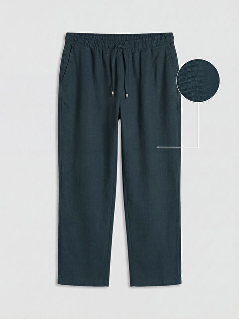 LCW Vision Standard Fit Linen Look Men's Trousers