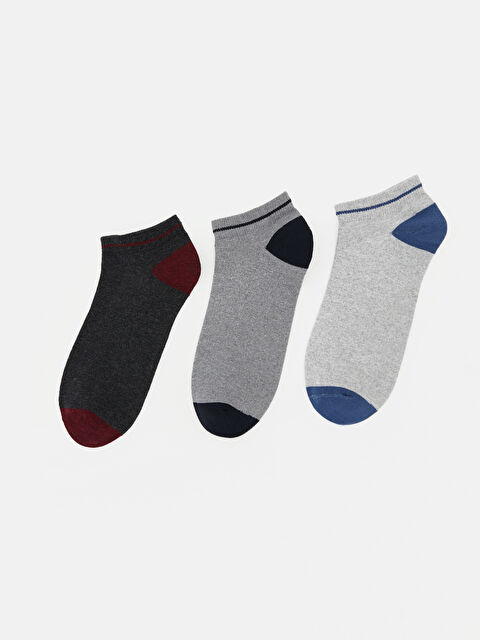 LCW ECO Erkek Patik Çorap 3'lü - S6HE33Z8-L8N