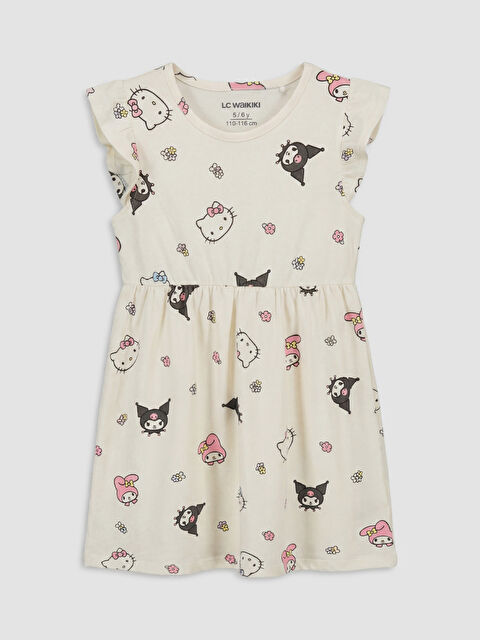 LCW Kids Hello Kitty Printed Girls' Dress - S6HE53Z1-LRA