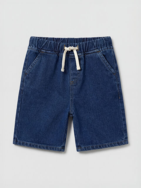 LCW baby Boy INDIGO Denim Shorts - S6HE85Z1-H45