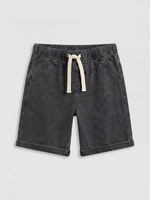 LCW Kids شورت جينز للأولاد بخصر مرن - S6HE89Z1-M0U