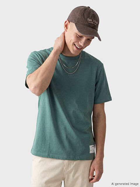 XSIDE Crew Neck Jersey Men's T-Shirt - S6HF56Z8-2OE