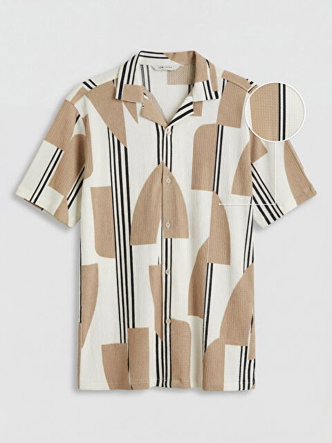 LCW Vision Regular Fit Desenli Erkek Gömlek