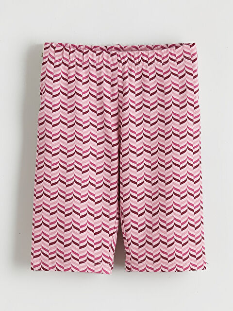 LCW ECO Beli Lastikli Desenli Kız Çocuk Tayt - S6HG01Z4-LT3