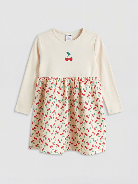 LCW Kids Girl BEIGE Dress - S6HG02Z1-1R2