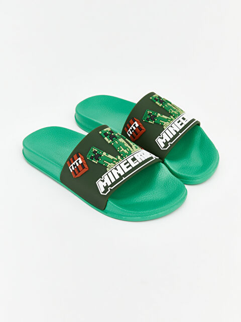 LCW STEPS Minecraft Printed Boys' Sliders