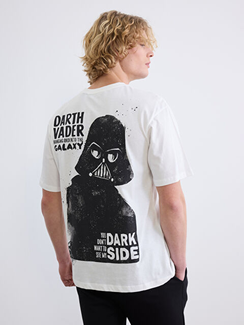 XSIDE Bisiklet Yaka Erkek Star Wars Baskılı Tişört - S6HG18Z8-R9J