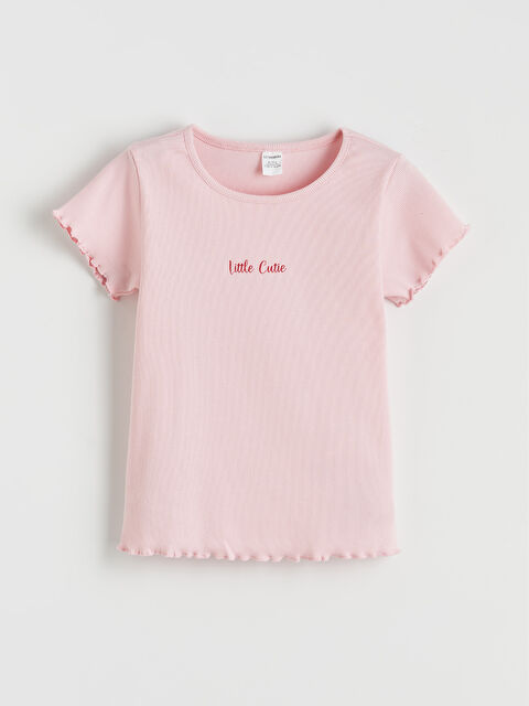 LCW Kids Girl PINK T-Shirt - S6HG95Z1-JPW
