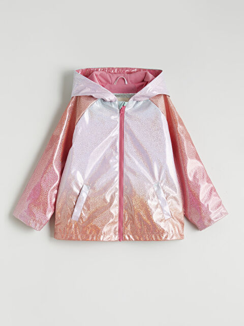 LCW Kids Sabit Kapüşonlu Kız Çocuk Mont - S6HH45Z1-F9C