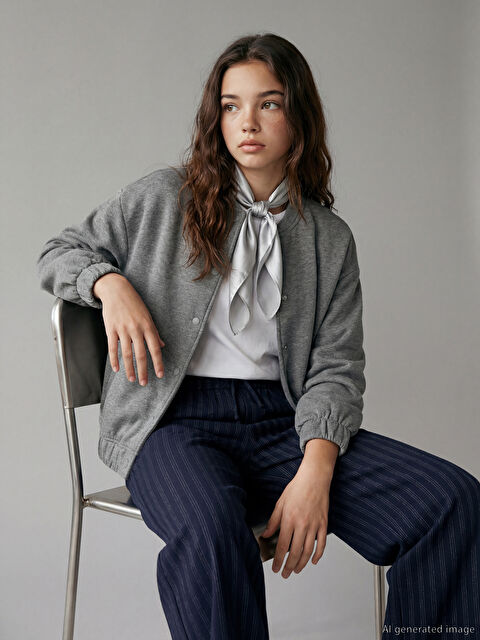 LCW Kids Kız Çocuk Kalın Kolej Ceket - S6HH49Z4-DNJ