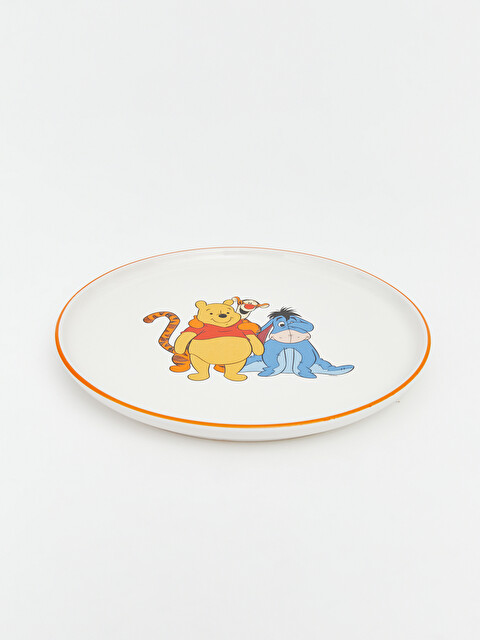 LCW HOME Karışık Winnie the Pooh Baskılı Seramik Tabak - S6HI49Z8