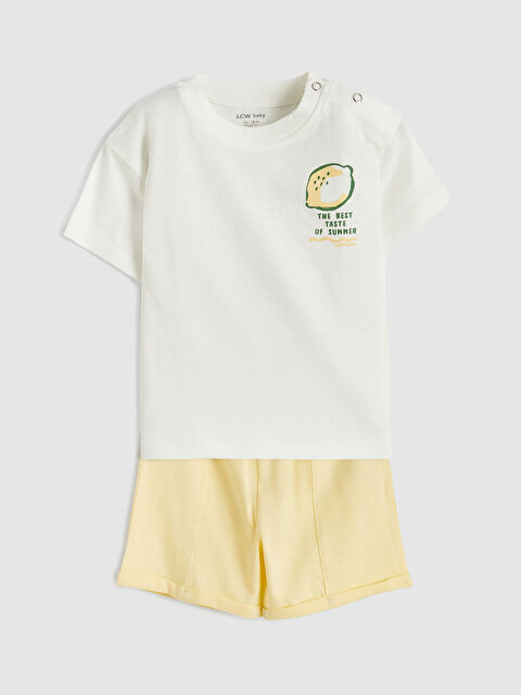 LCW baby Baby Boy ECRU Set - S6HI58Z1-FDU