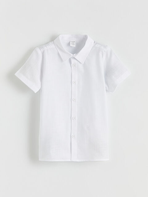 LC WAIKIKI Kısa Kollu Erkek Çocuk Gömlek - S6HJ64Z1-J5E