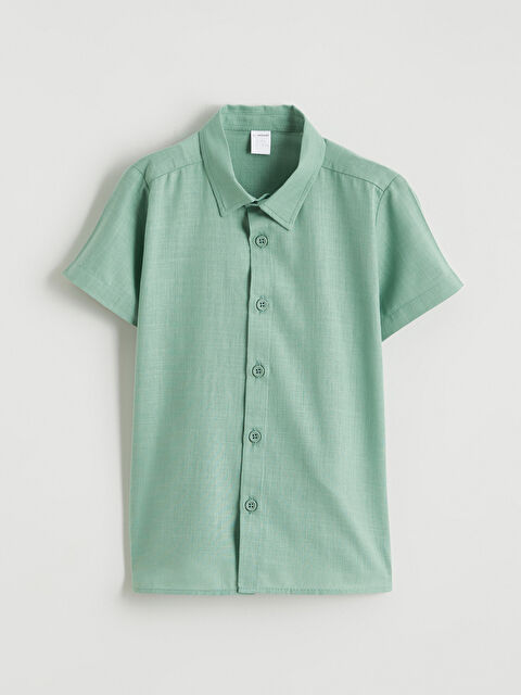 LCW ECO Kısa Kollu Erkek Çocuk Gömlek - S6HJ64Z1-ZKM