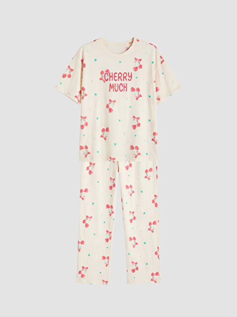 LCW DREAM Desenli Kadın Pijama Takım