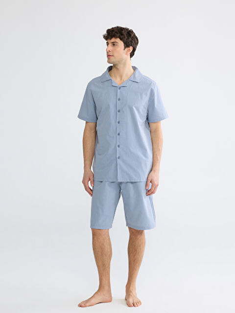 LC WAIKIKI Ensemble pyjama court rayé pour homme coupe régulière - S6HJ95Z8-LEN