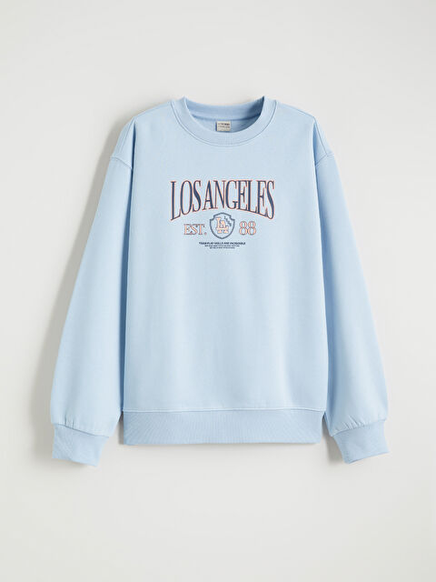 LCW Kids PLAVA Dukserica Devojka - S6HK01Z4-FMR