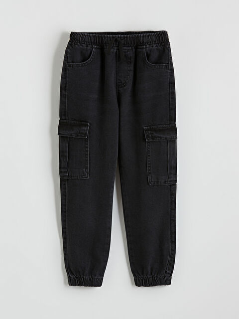 LCW Kids Beli Lastikli Erkek Çocuk Jogger Jean Pantolon - S6HK06Z1-326