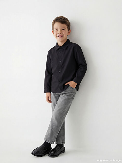 LCW Kids Standart Kalıp Erkek Çocuk Jean Pantolon - S6HK08Z1-GRD