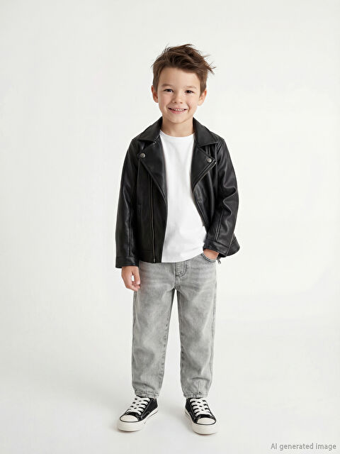 LCW Kids Beli Lastikli Erkek Çocuk Jean Pantolon - S6HK09Z1-18Y