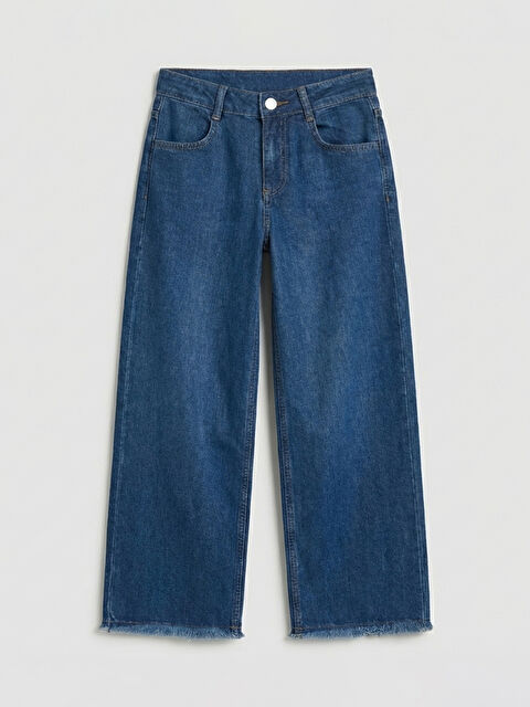 LCW ECO Wideleg Kız Çocuk Jean Pantolon - S6HK31Z4-507