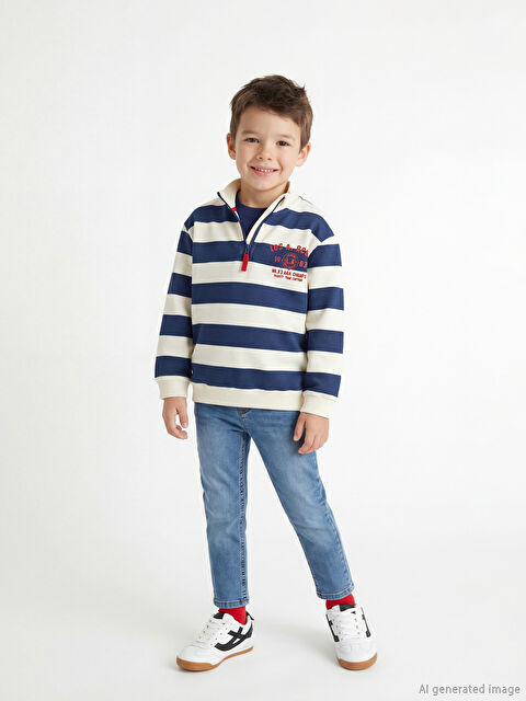 LCW Kids Erkek Çocuk Slim Fit Jean Pantolon - S6HK34Z1-H45