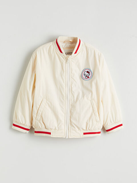 LCW Kids Hello Kitty Baskılı Kolej Yaka Kız Çocuk Mont - S6HK64Z1-FDP