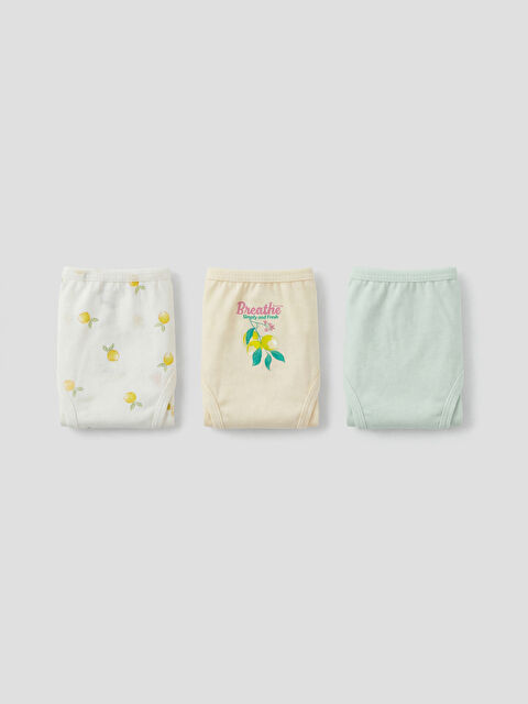 LCW Kids Kız Çocuk Külot 3'lü