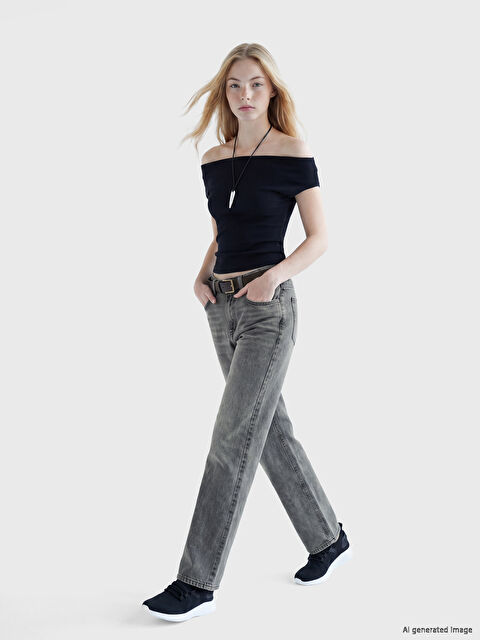 LCW Jeans Женские джинсы с широкими штанинами