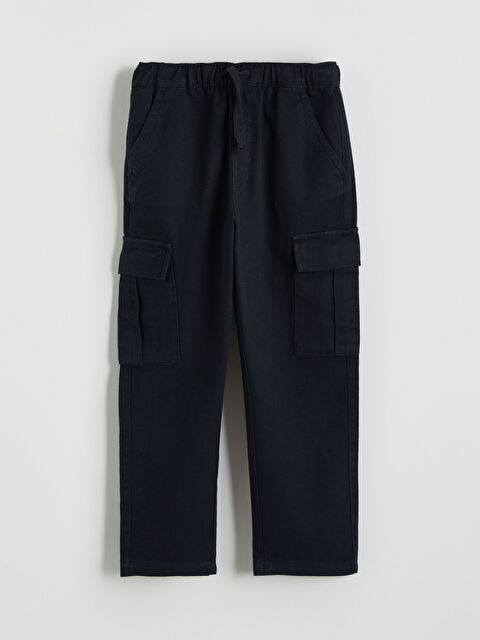 LCW Kids بنطال كارغو أسود ولد - S6HN46Z1-CVL