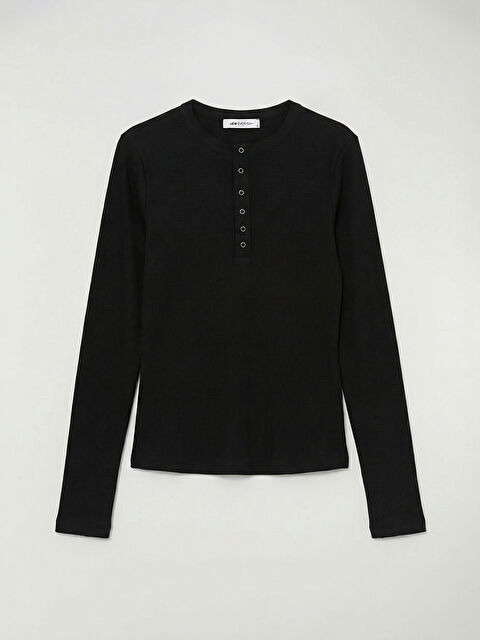 LCWAIKIKI Classic Bisiklet Yaka Fitilli Kadın Body - S6HN56Z8-CVL