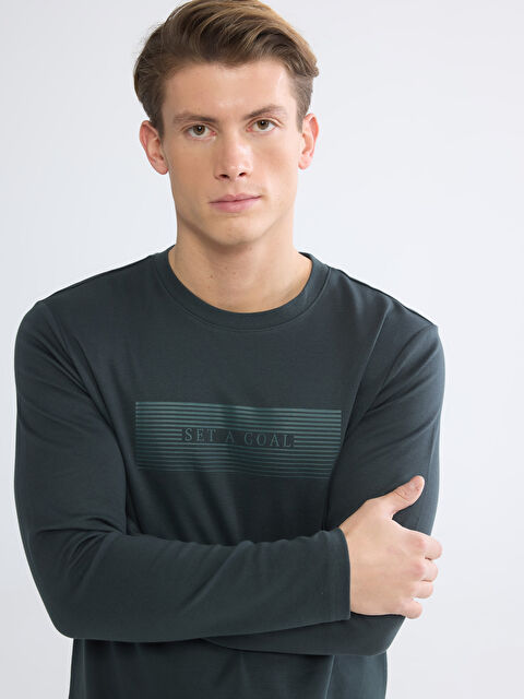 LCWAIKIKI Classic TAMNO ŽUTA Dukserica Muškarac - S6HO25Z8-1Y2