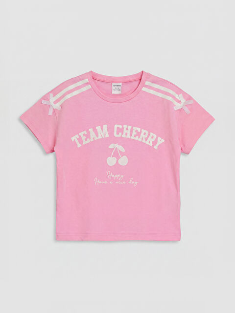 LCW Kids Tricou Detaliat cu Fundiță pentru Fete