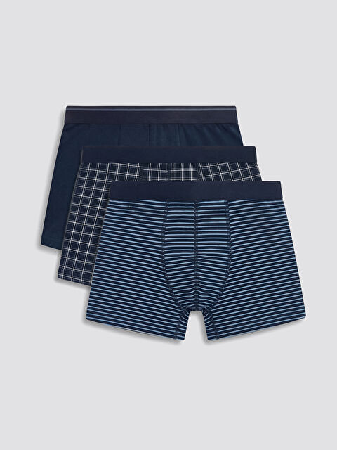 LC WAIKIKI Pamuklu Esnek Erkek Boxer 3'lü