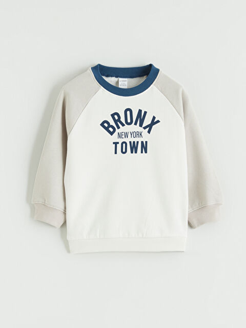 LCW Kids Boys' Long Sleeve Sweatshirt - S6HO98Z1-FR4