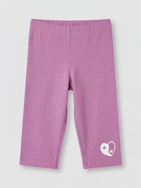 LC WAIKIKI Kız Çocuk Baskılı Kısa Tayt - S6HP10Z4-GVD