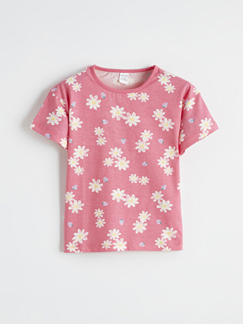 LCW Kids Girl PINK T-Shirt - S6HP12Z1-LT4