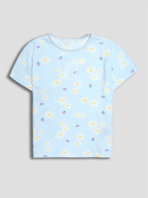 LCW Kids Girl BLUE T-Shirt - S6HP12Z1-LQQ