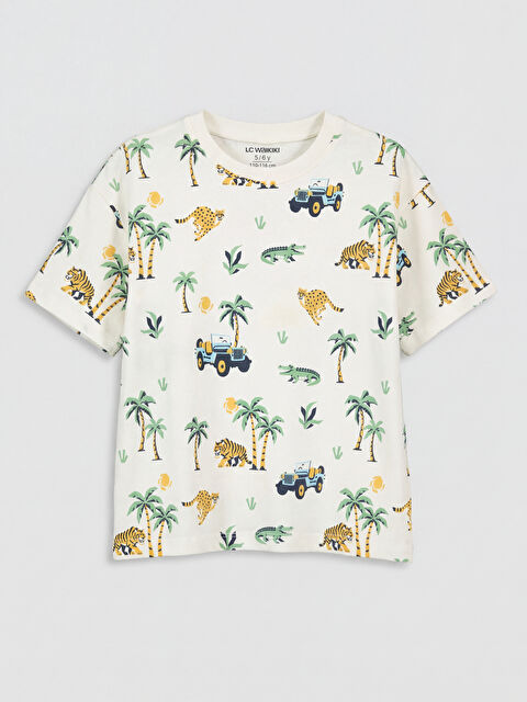 LCW Kids Boy ECRU T-Shirt